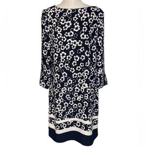 NWT-H&M Black & White Dress with Accent Border Size 5